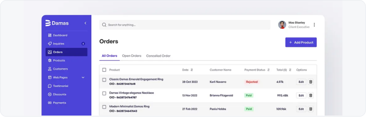 Built-in CMS