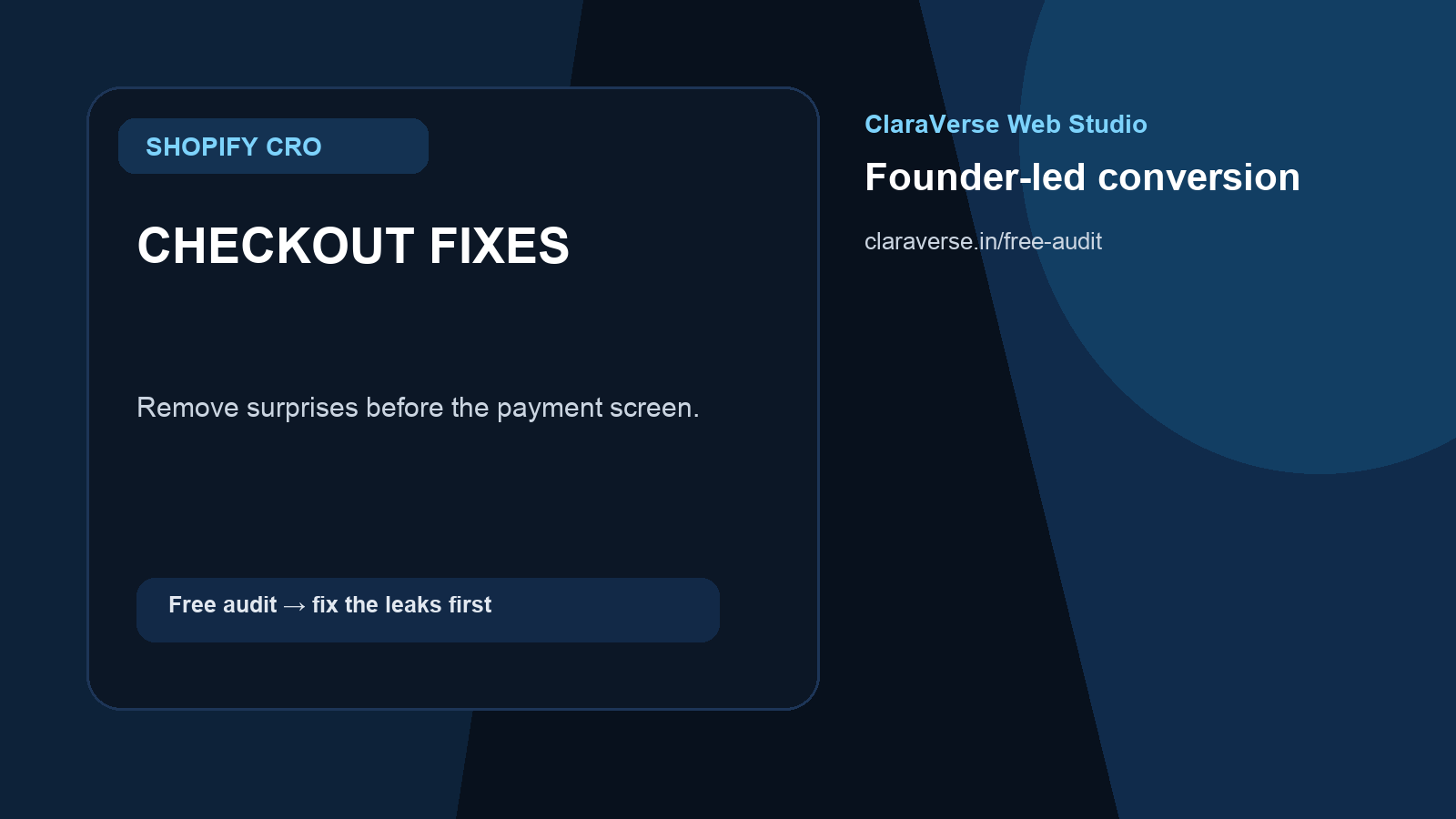 The checkout fixes that matter most for Indian Shopify stores thumbnail