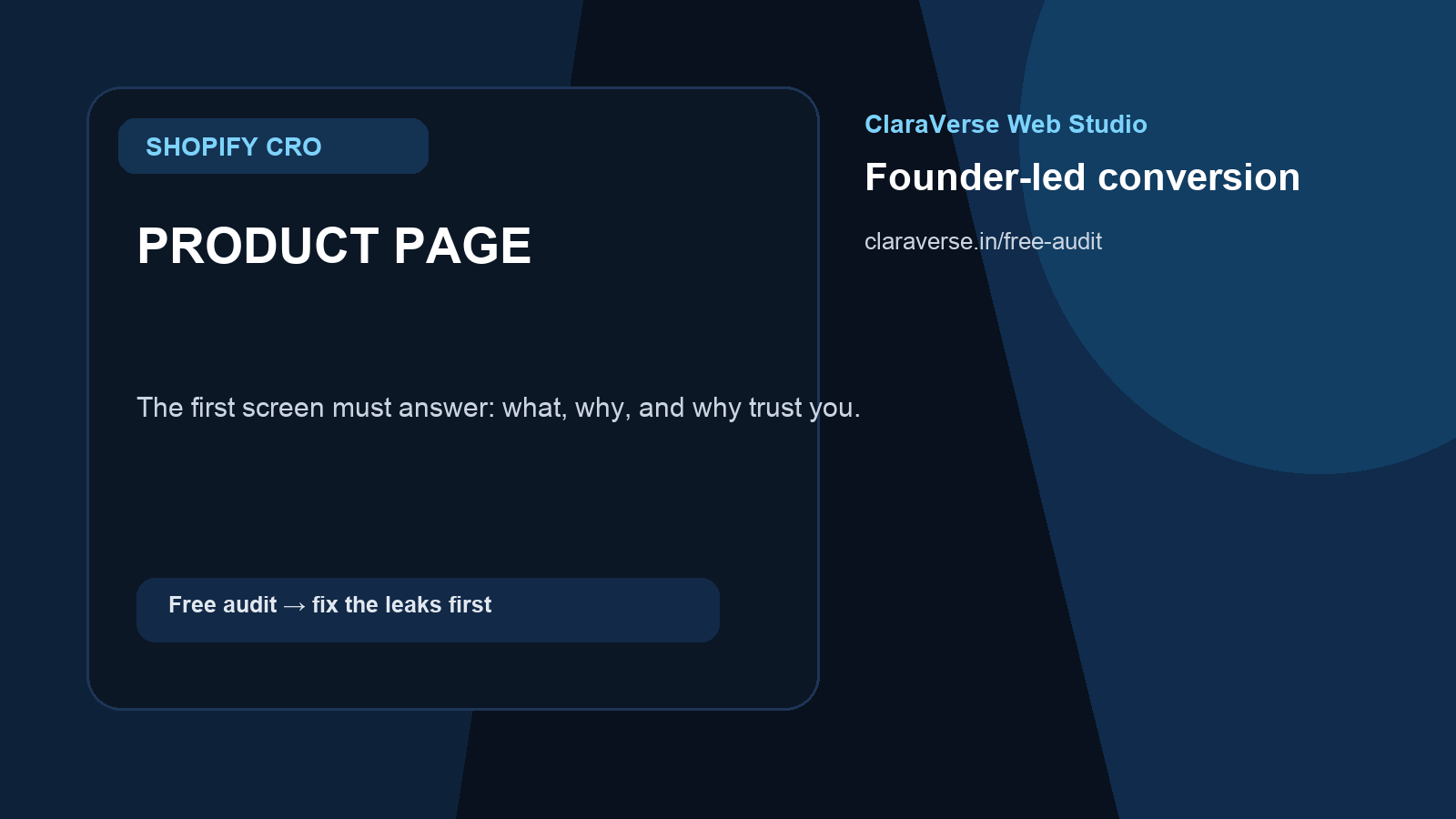 How to fix Shopify product pages before spending more on Meta ads thumbnail